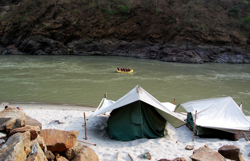 Riverside Camping in Rishikesh - Collection Riverside Camping in Rishikesh - Collection